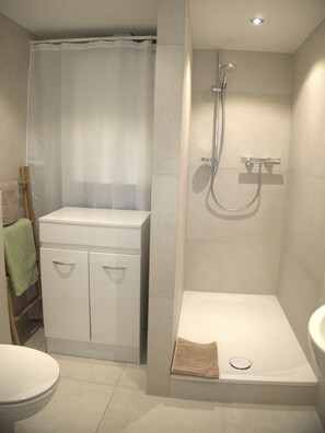 Combined shower/tub, hair dryer, towels, soap - Cozy holiday home (Rechtenbach)