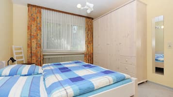 3 soveværelser, weekendseng, sengetøj