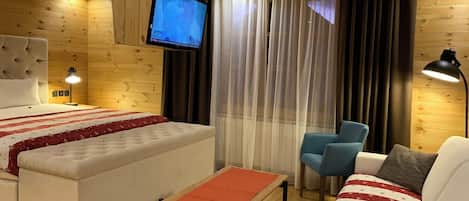 1 室のベッドルーム、セーフティボックス (室内)、WiFi、ベッドシーツ