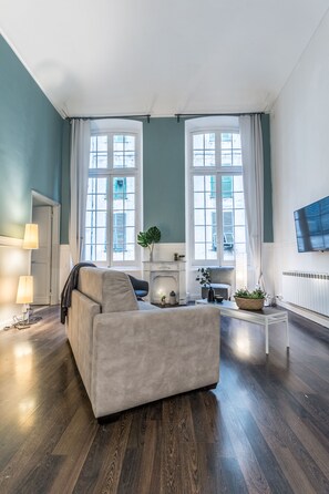 Apartment, 2 Bedrooms | Living area | LCD TV - Family Apartments San Lorenzo (Genoa)