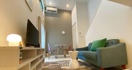 No103Near Kumamoto StationChildren OK Sofa semidouble bed x 2 TV with video app / Kumamoto Kumamoto