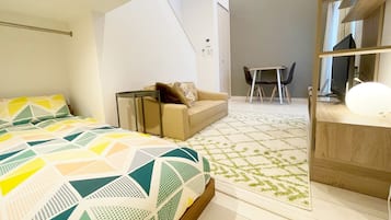 1 chambre, bureau, Wi-Fi gratuit, draps fournis