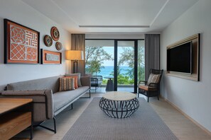 Suite, 1 Bedroom, Ocean View | Living room - Four Points by Sheraton Phuket Patong Beach Resort (Patong)