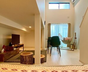 Interior - No 201Close to Kumamoto StationEnjoy staying in a campstyleQueen bed  TV with video app / Kumamoto Kumamoto (Kumamoto)