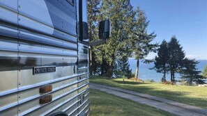 Property grounds - Prevost Tour Bus at Whiskey Creek Beach NW (Port Angeles)