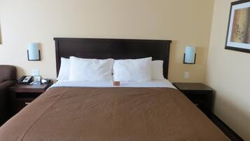 1 bedroom, desk, laptop workspace, blackout curtains