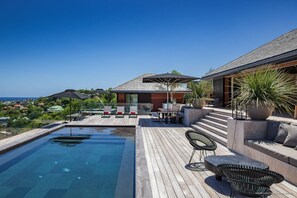Pool - Villa BLACKSTONE – Secluded Luxury with Panoramic Ocean Views (Marigot)