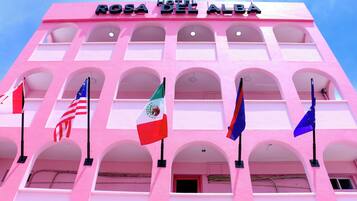 Voorkant van accommodatie