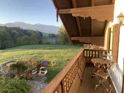 Vacation in the countryside with mountain views and close to the Chiemsee