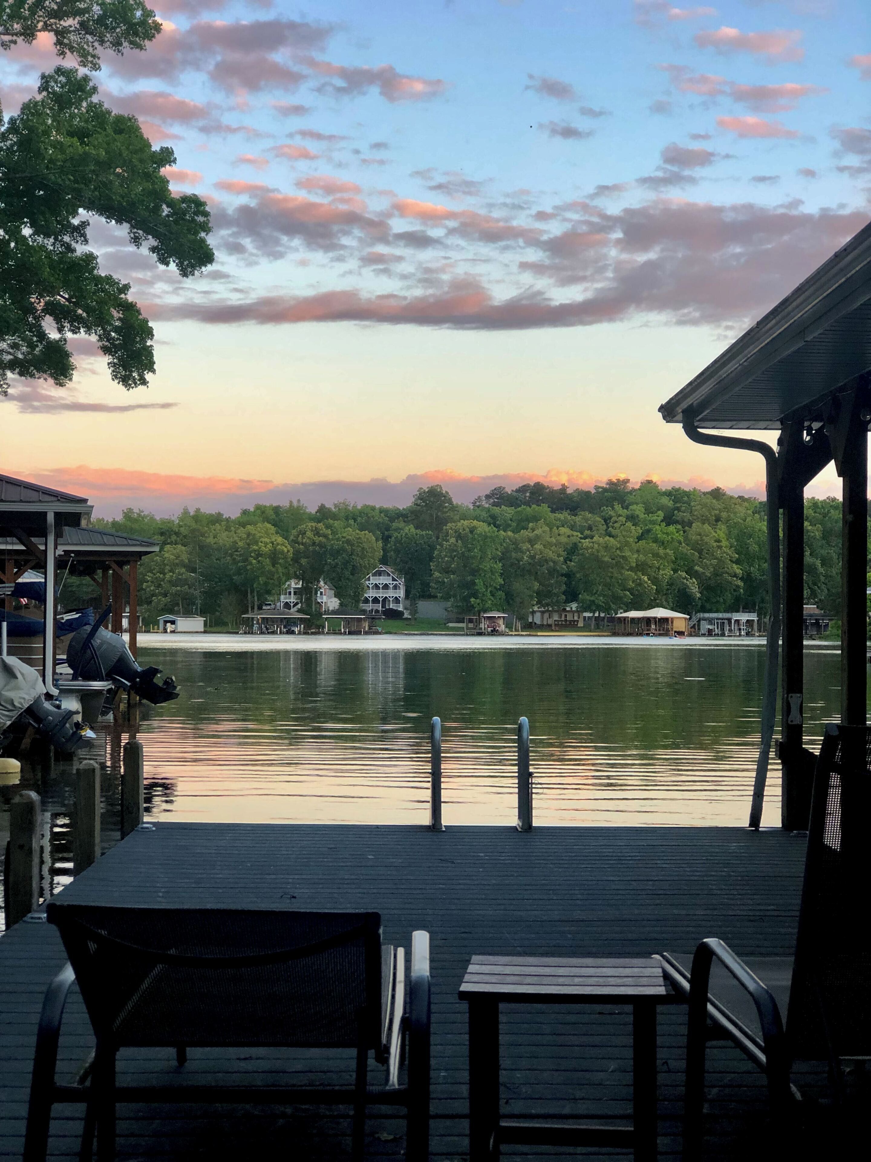 Sunset on the dock