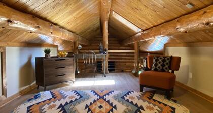 Log Cabin on Caribou Lake in Chippewa National Forest