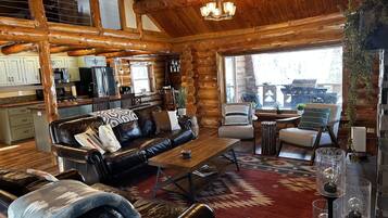 Smart-TV, Kamin, Netflix, BĂŒcher