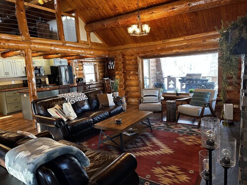 Log Cabin on Caribou Lake in Chippewa National Forest