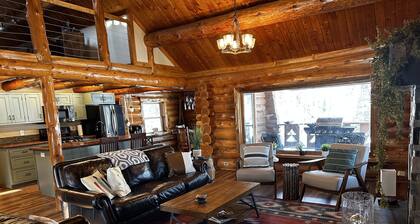 Log Cabin on Caribou Lake in Chippewa National Forest