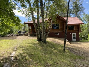 Exterior - Log Cabin on Caribou Lake in Chippewa National Forest (Marcell)