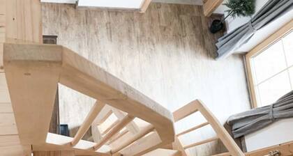 Apartment Aschauer, 50sqm, combined living room / bedroom over 2 levels, balcony