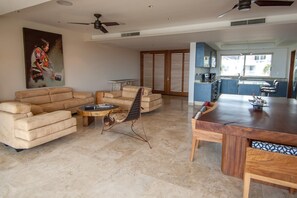 Condo, Multiple Beds (1055 - Cosmo 3A1) | Living room | TV - Cosmo 3A1 (Santa María Huatulco)