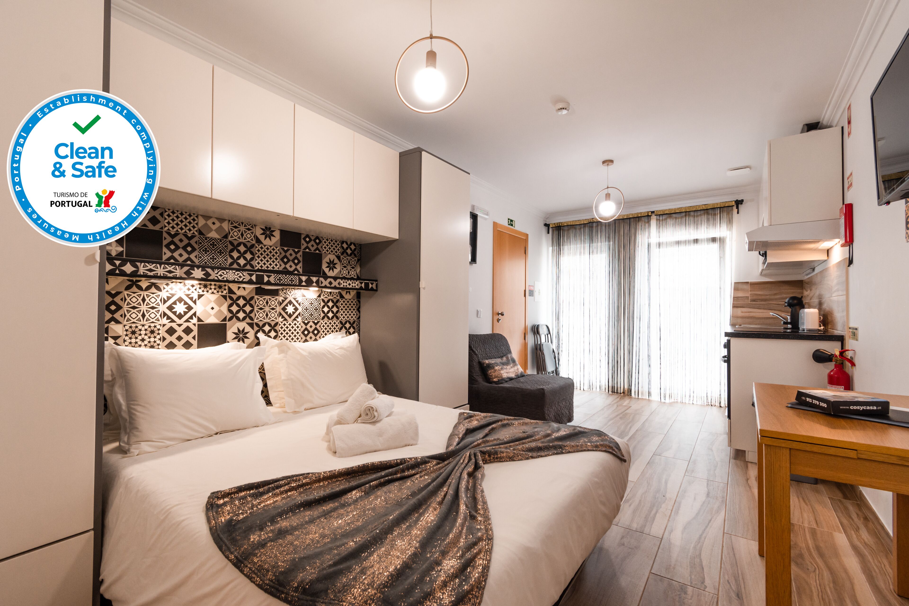 Strygejern/strygebræt, Wi-Fi, sengetøj