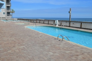 Indoor pool, a heated pool