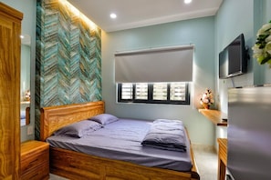 Studio – city | Skrivebord, blendingsgardiner, strykejern/-brett og wi-fi (inkludert)