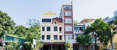 Voorkant van accommodatie