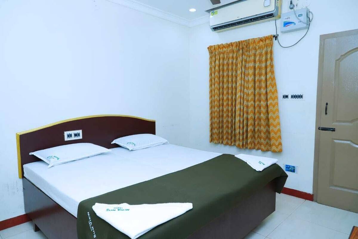 Phòng đôi Deluxe, 2 giường đơn | Bộ trải giường bằng vải cotton Ai Cập, bộ đồ giường cao cấp