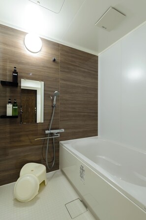 Een douche, een haardroger