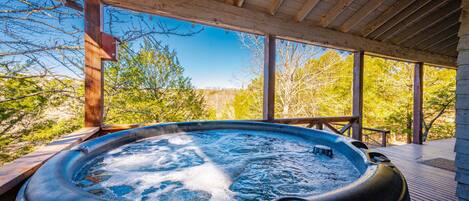 Baignoire à remous extérieure