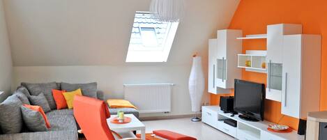 Télévision, cheminée