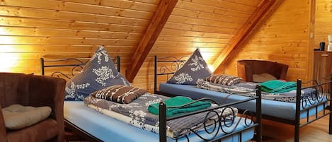 1 habitación y ropa de cama