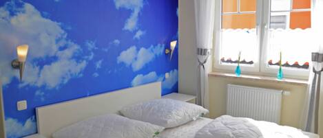 2 Schlafzimmer, Reisekinderbett, WLAN