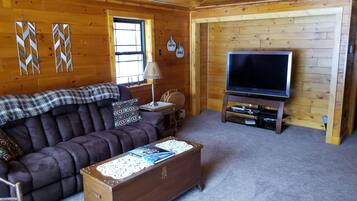 Télévision, cheminée