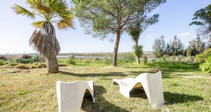 Private House in Cabanas with Garden and Views of the Ria and the city of Tavira