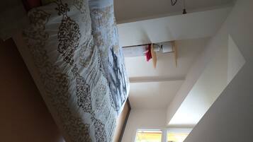 2 bedrooms, travel cot