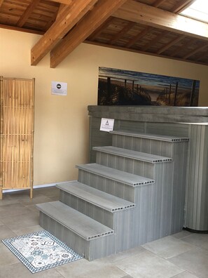 Spa - Villa Dune & Spa 8 people, 50 m sea, indoor swimming jacuzzy (Saint-Germain-sur-Ay)