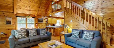 テレビ、暖炉、DVD プレーヤー