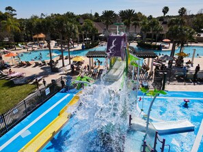 Piscine extérieure, piscine chauffée