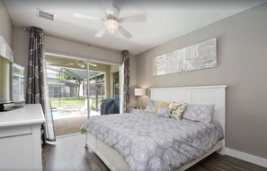 4 bedrooms, iron/ironing board, travel crib, WiFi