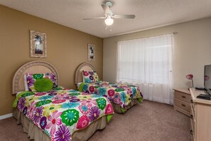 6 bedrooms, iron/ironing board, travel cot, WiFi