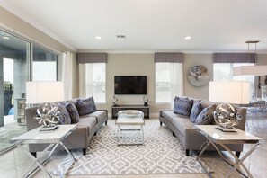 TV, video game console