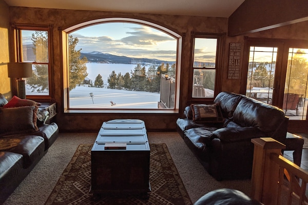 Smart TV, chimenea, reproductor de DVD y libros