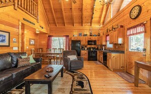 Smart TV, fireplace, video games, table football