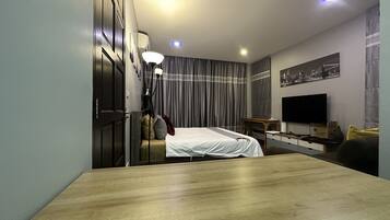 Grand Family King Room With Balcony | Premium bedding, memory-foam beds, minibar, individually decorated