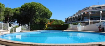Studio 4 people, with swimming pool, WIFI, 400m Port-Camargue beach