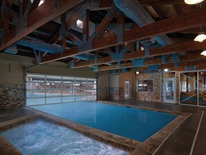 Indoor pool, outdoor pool