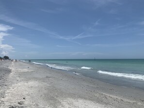 Sun-loungers, beach towels - Dolphins, Sunsets & Waterfront Living – Heated Pool + Dock & Kayaks Near Beaches (Englewood)