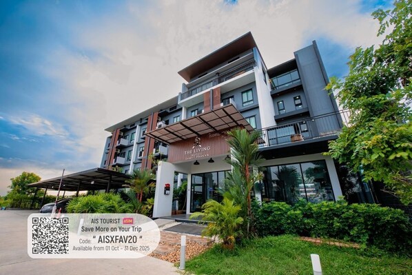 Façade de l’hébergement