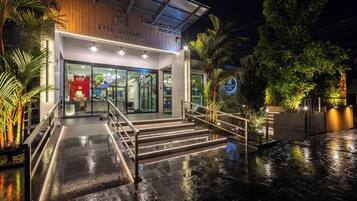 Façade de l’hébergement