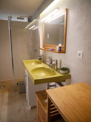 Shower, hair dryer, towels, soap - From the beach to golf (Saint-Gilles-les Bains)