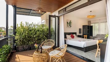 Dobbeltrom | Minibar, skrivebord, blendingsgardiner og lydisolert